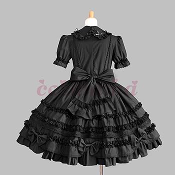 【藍月】ゴスロリスタイル 黒赤　Ｓサイズ Qoo10] ゴスロリ 黒 赤 ロリータ ミニスカート : レディース服