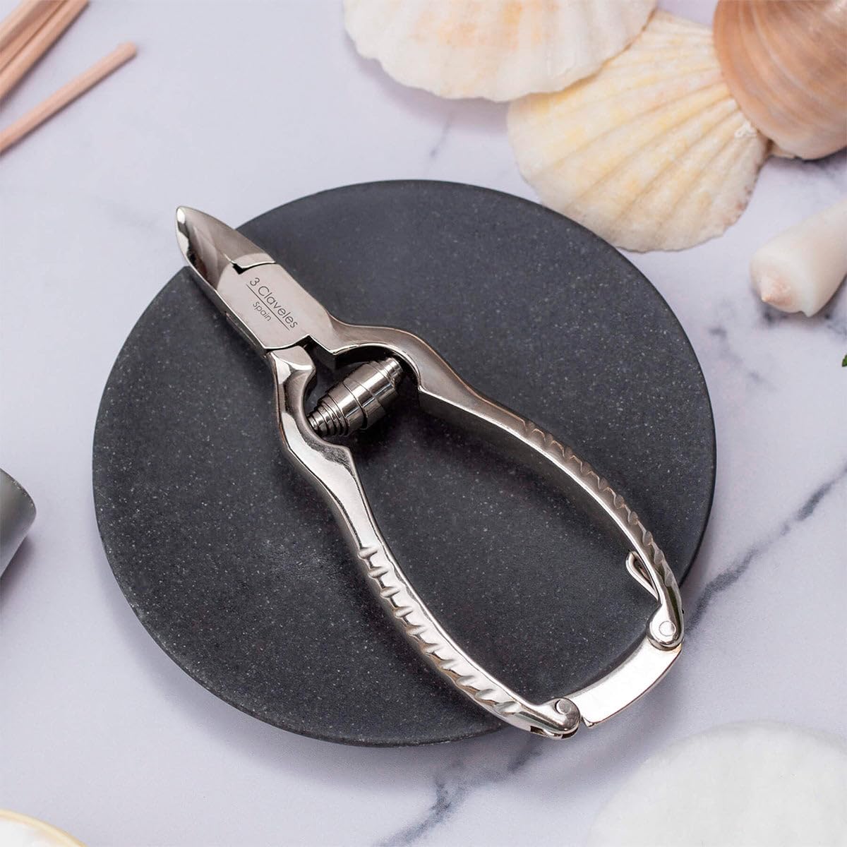 3 Claveles 12135 - Pinces à ongles, americano, inoxydable 11.5 cm