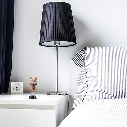 Miniatura 8 de EXCEART 10 piezas de tablero de instrumentos de juguete base de muñeca base de resorte del tablero de instrumentos del coche cabeza oscilante de