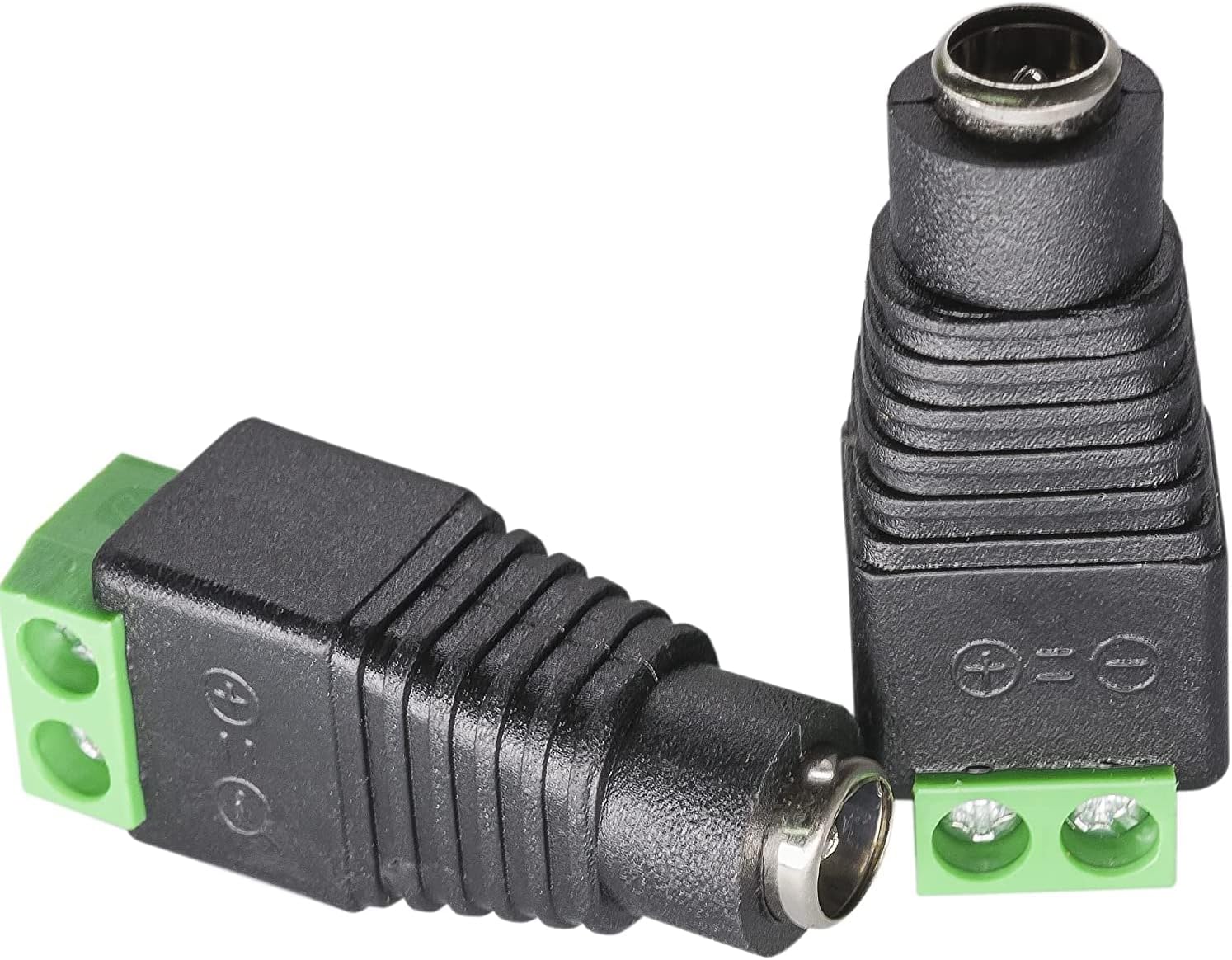 Connettori DC 5.5x2.1mm Ownkim - Set 4 Coppie Maschio/Femmina, Per CCTV, Luci LED, Alimentazione 12V - Foto 4