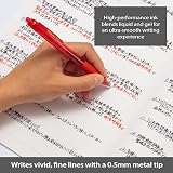 Pentel Refill Ink for EnerGel Liquid Gel Pen, 0.5mm, Needle Tip, Red Ink, Box of 12 (LRN5-B-12) – view 2