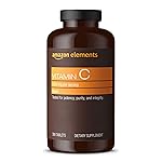 Amazon Elements Vitamin C, 1000mg, Vegan, Supports Healthy Immune System, 300 Tablets