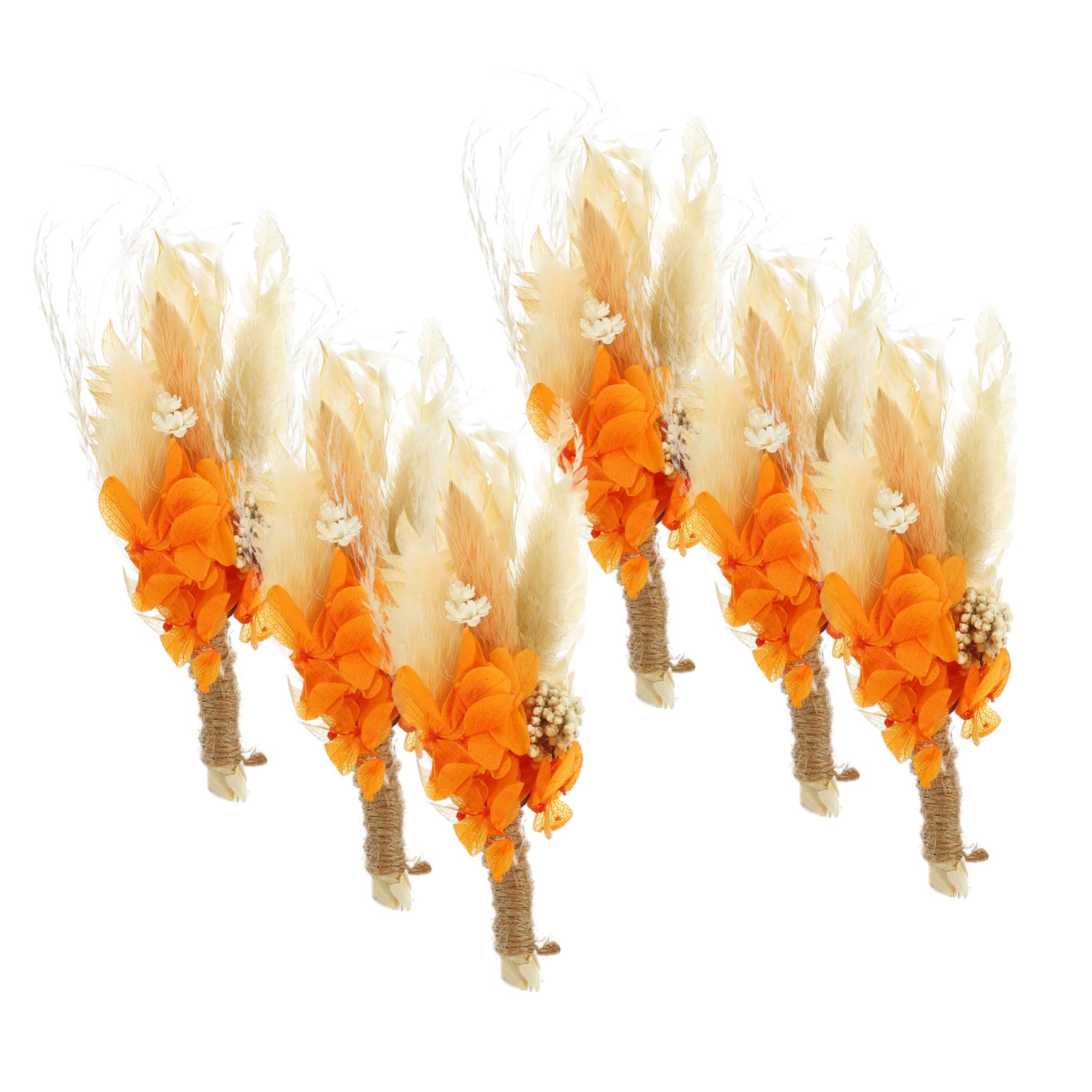 OUNONA 6 Flor preservada Flores secas Ramo de Flores Planta de hortensias Flores preservadas decoración Bohemia Planta Seca Natural decoración de arreglos Modelado