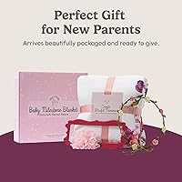 Vista 4 de Bliss n' Baby Manta mensual de hitos para bebé niña, 60 x 40 pulgadas, sin arrugas, con tabla de crecimiento, lavable y secable, con corona y Floral