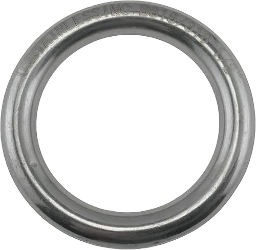 US Stainless Anillo redondo de acero inoxidable 316 soldado 12 "x 3 532" (0.472 in x 3.150 in ID) grado marino