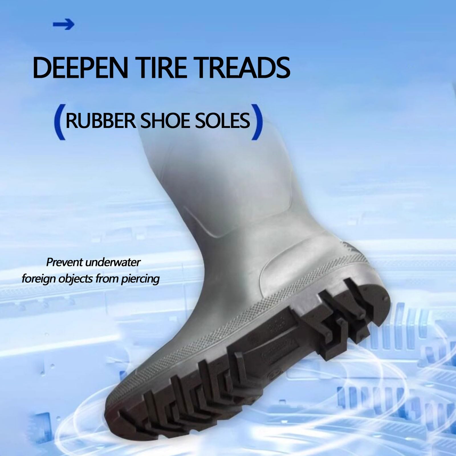 Wader da Pesca Nylon 3D Waders Pesca Abbigliamento Stivali resistenti alle alte pressioni Tasca impermeabile con cerniera Taglie 36-47 per Agricoltura,Giardinaggio,Caccia,Fattorie