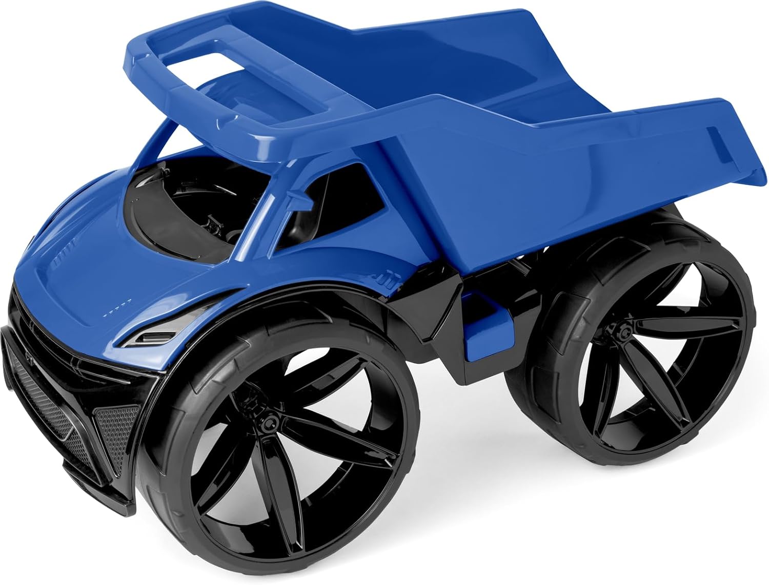 Wader Maximus 64020 Dumper Truck in Blue with Lockable Recess and Wide Tyres, Size Approx. 59 cm, for Children from 12 Months, Suitable as a Gift for Creative Play