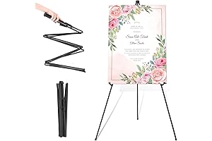 63" Easel Stand for Wedding Sign & Poster Display: Stands for Signs