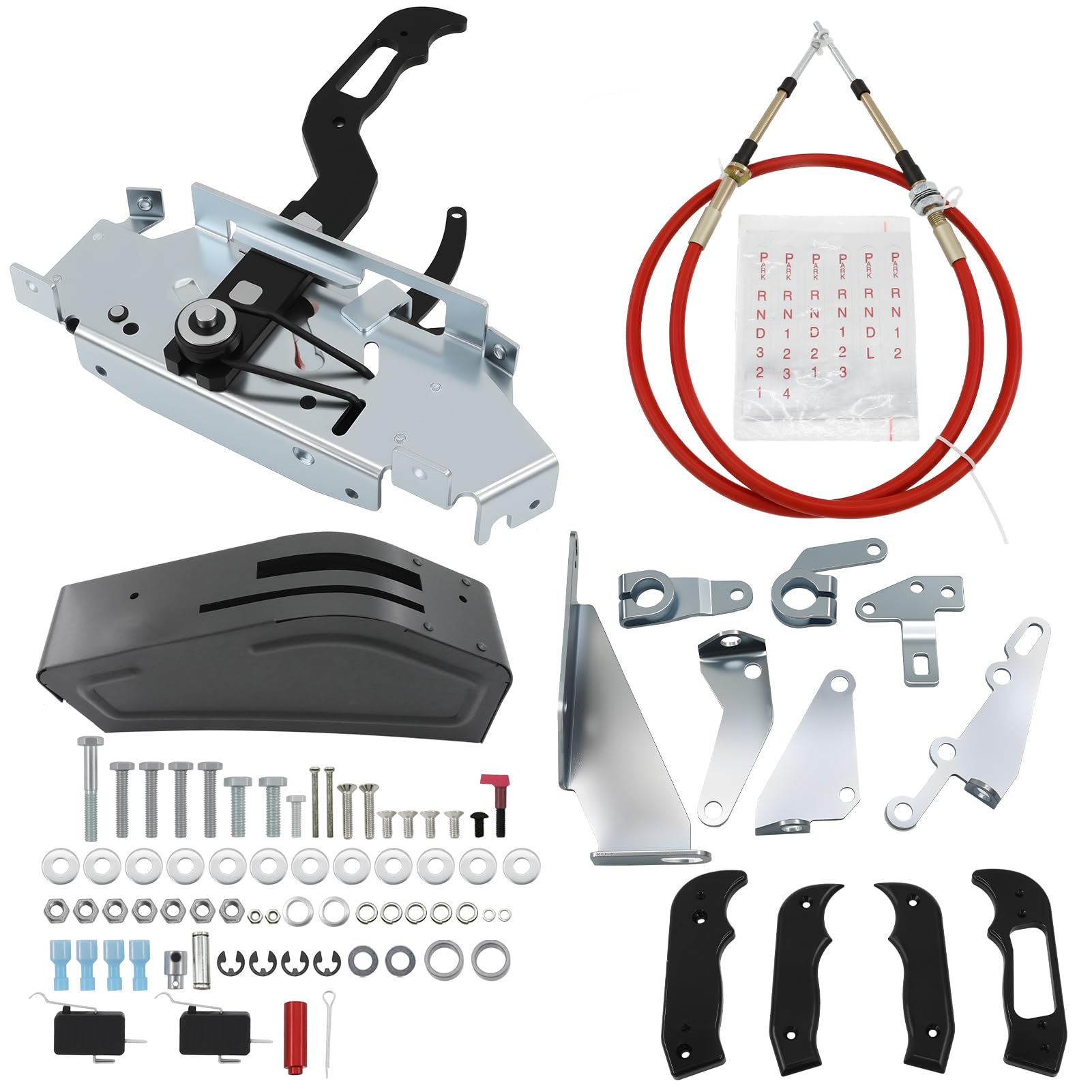 Photo 1 of 81120 Automatic Ratchet Shifter Kit, Fits for Chrysler Torqueflite A727, A904, A500, A518; for Ford C4, C5, C6, GM TH200, TH250, TH350, TH400, 2004R, 700R4, 4L60E - 4L85E 3 and 4-speed transmissions