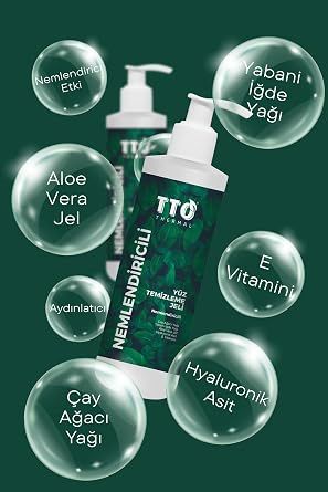 TTO Thermal Nemlendiricili Yüz Temizleme Jeli