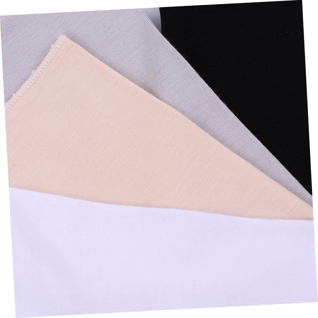 TOVINANNA 4Pair Sun Mittens for Women Ultraviolet Ray Protection Slip Short Style Gloves Black White Gray and Skin Tone for Outdoor Sports and Activities