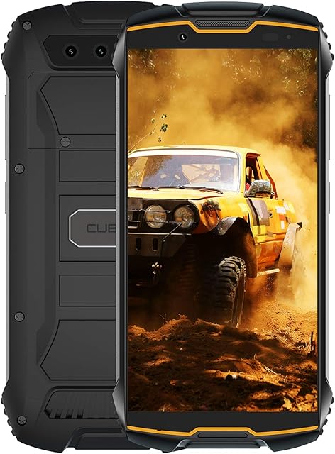CUBOT Rugged Mobile Phone, KINGKONG MINI2 SIM Free Unlocked Smartphone, 4 inch Screen, Android 10, 3G RAM+32G ROM, 3000mAh Battery, 13MP Camera, Dual SIM, UK Version