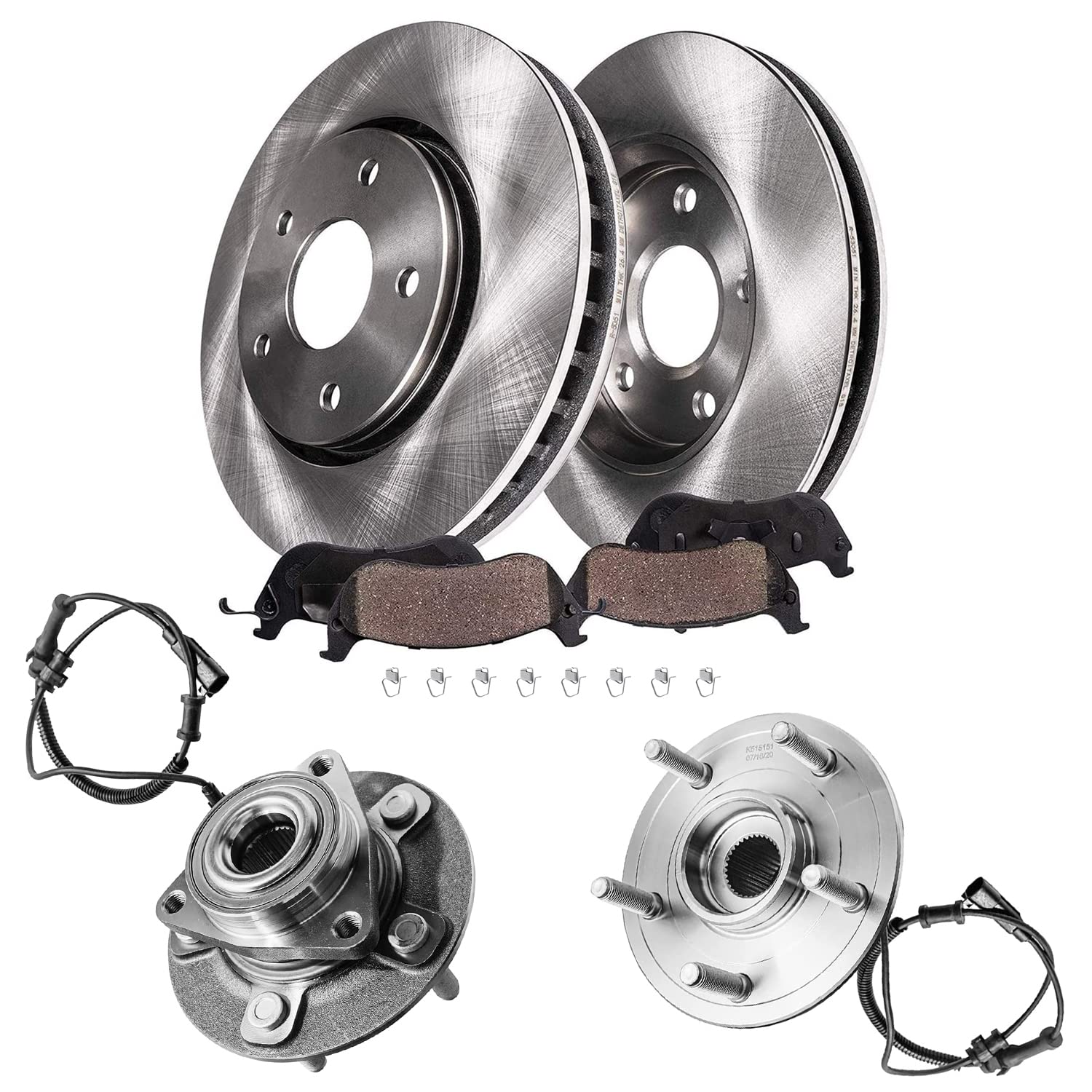 Detroit Axle - Front Brake Kit for 2012-2018 Ram 1500