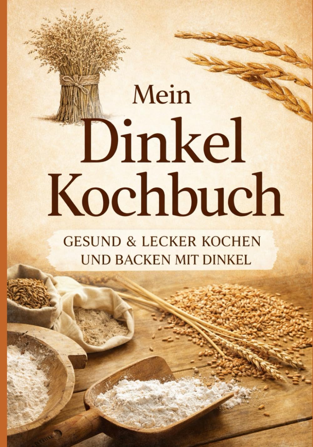 Mein Dinkel-Kochbuch: GESUND & LECKER Kochen und backen mir Dinkel