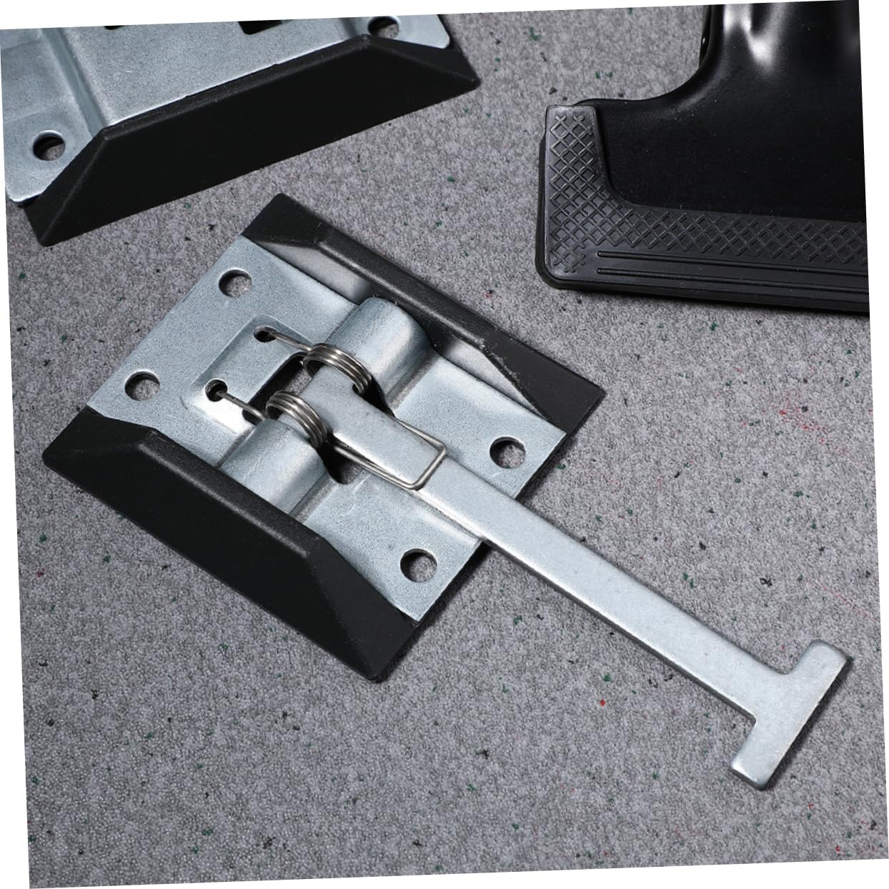 Luxshiny 2-Pack Stainless Steel Cargo Trailer Door Latch Adjustable Door Holder for RVs and Trailers Sturdy Weather-Resistant