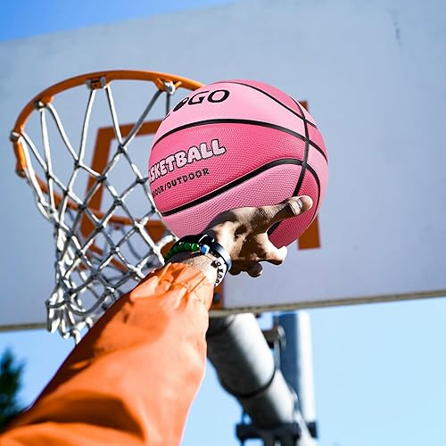 Miniatura 105 de Balón de baloncesto de goma oficial para interiores y exteriores, para hombres, tamaño 3/4/5/6/7 para niños, jóvenes, adolescentes, niños y niñas,
