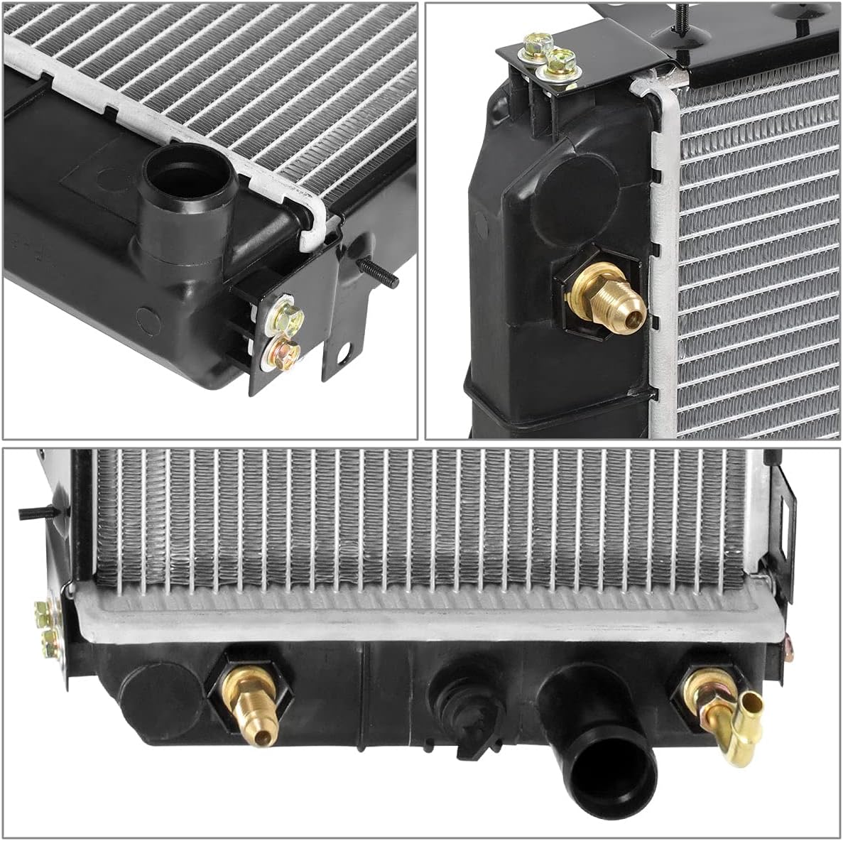 DPI-78 OE Factory Style Aluminum Core Radiator Compatible with 84-90 Jeep Cherokee/87-90 Comanche/Wagoneer 4.0L