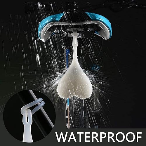 Miniatura 6 de Nuevo material LED bicicleta luz trasera brillante bicicleta bicicleta linterna seguridad reflectores accesorios impermeable 3 modos de luz