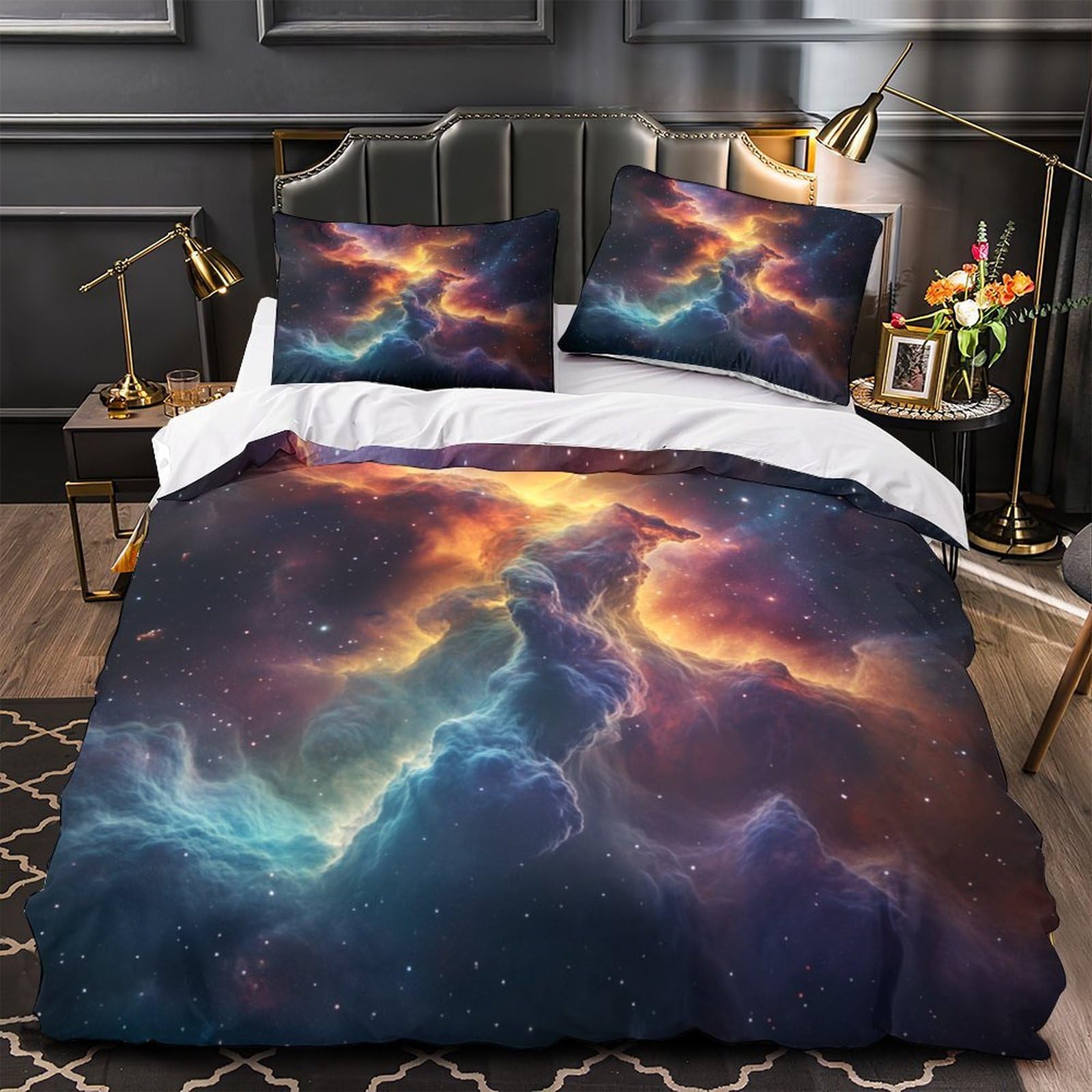 Drap de couette espace pour lit familial et chambre d'amis