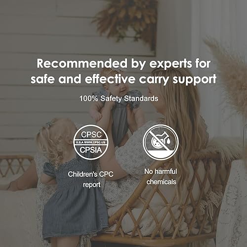 Miniatura 7 de Baby Carrier Newborn to Toddler(7-30lbs), Toddler Carrier with Adjustable Shoulder Strap, Baby Holder Carrier with Breathable Mesh Fabric, Grey Gris