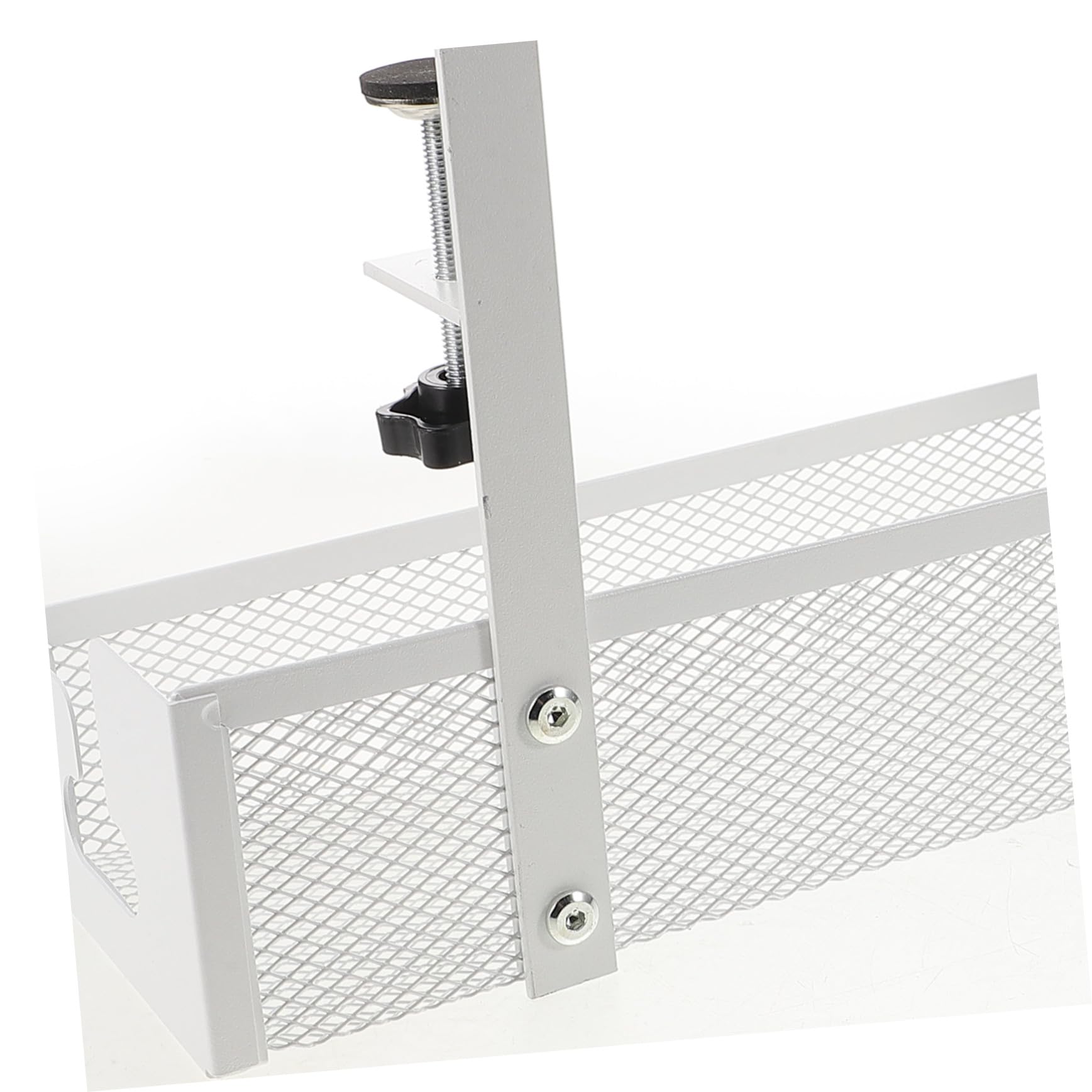 Contenitore Sotto Tavolo per Accessori di Gioco Organizzatore Cavi Sotto la Scrivania Staffa Gestione Cavi Organizzatore Filo Metallico per Scrivania senza Perforazione