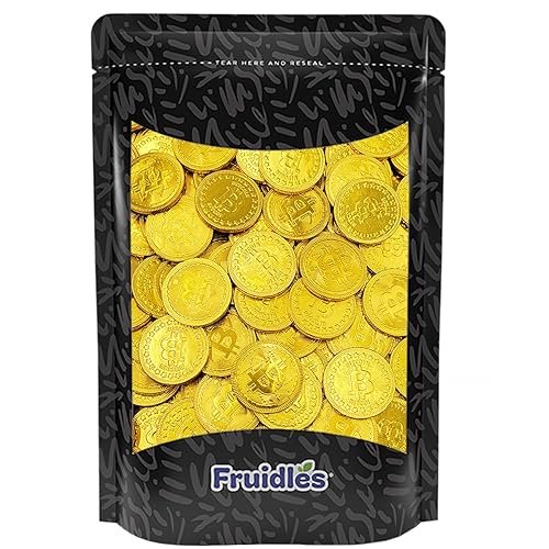 Miniatura 10 de 25 monedas originales de chocolate cripto Bitcoin, hechas con chocolate belga de primera calidad, sin gluten, sin OMG, lácteos certificados Kosher