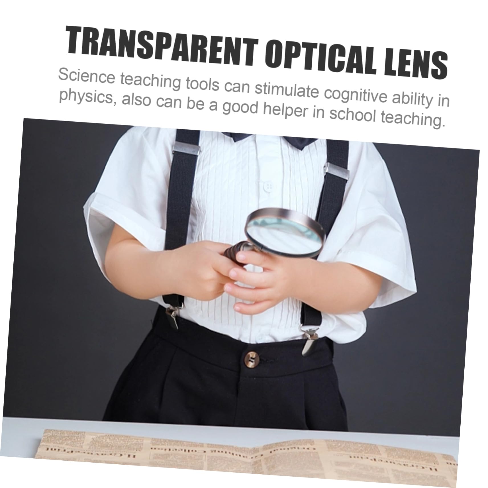 12pièces Lot De Lentilles Convexes Transparentes Lentilles Optiques Outils Expérimentation Pour Enseignement Physique