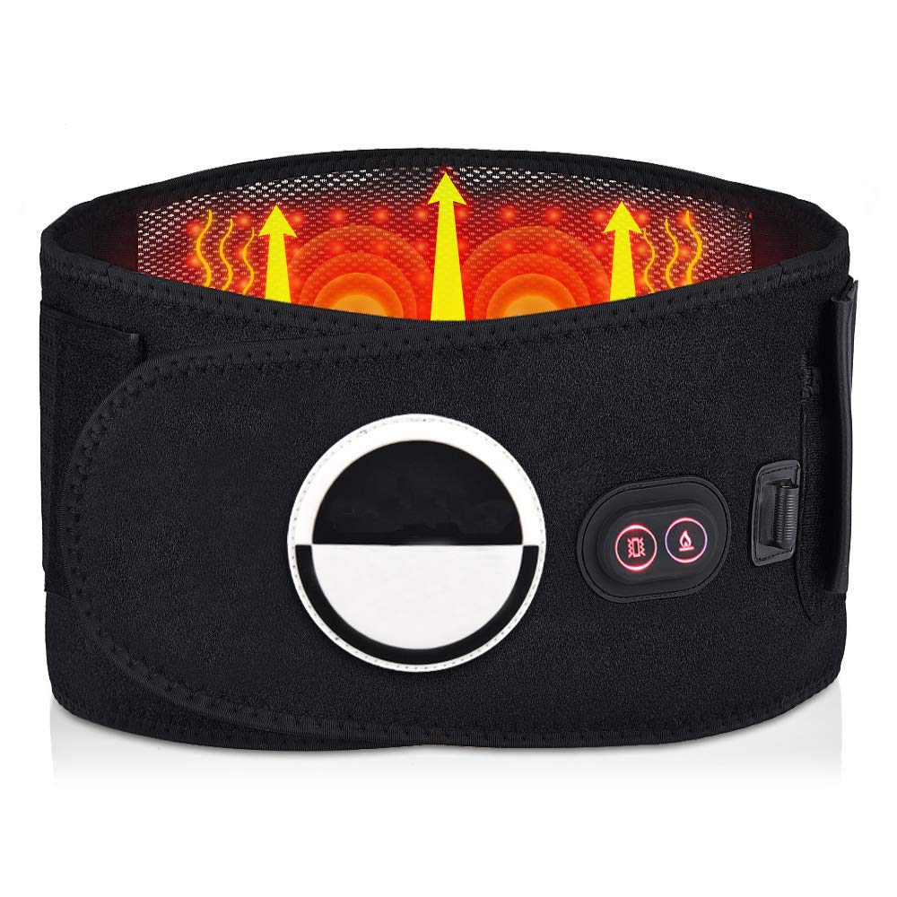 Lombare Fascia Cintura Schiena, massaggiatore Posteriore con Calore, per ernia del Disco, Sciatica, scoliosi, stenosi spinale, Cintura elettrica riscaldata,Europeanstandardplug