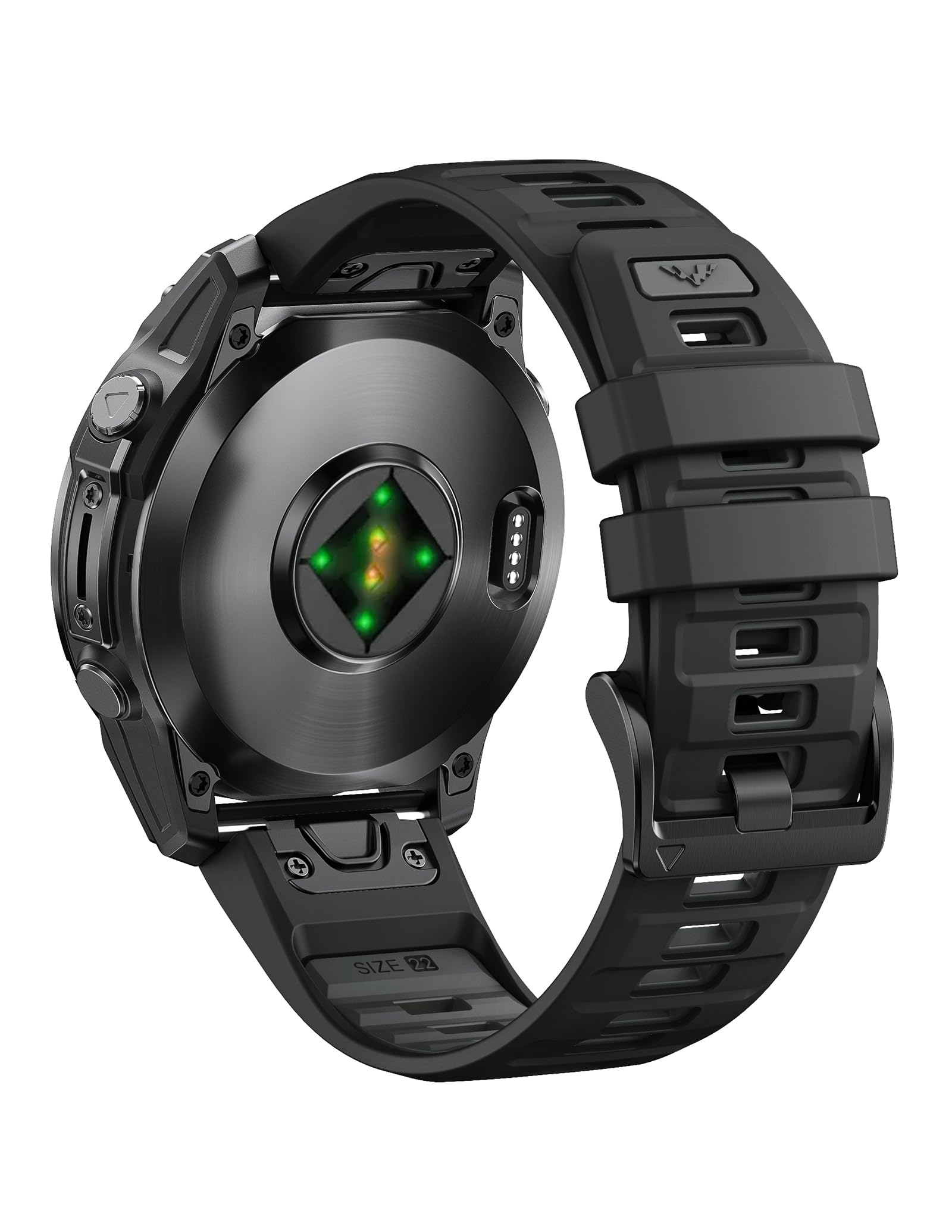 ANBEST Cinturino per Garmin Fenix 7/6/6 Pro/5/8 47mm, Cinturino 22mm Quick-fit Silicone per Fenix 7 Pro/5 Plus/Forerunner 965/955/945/935/Epix 2/Pro 47mm