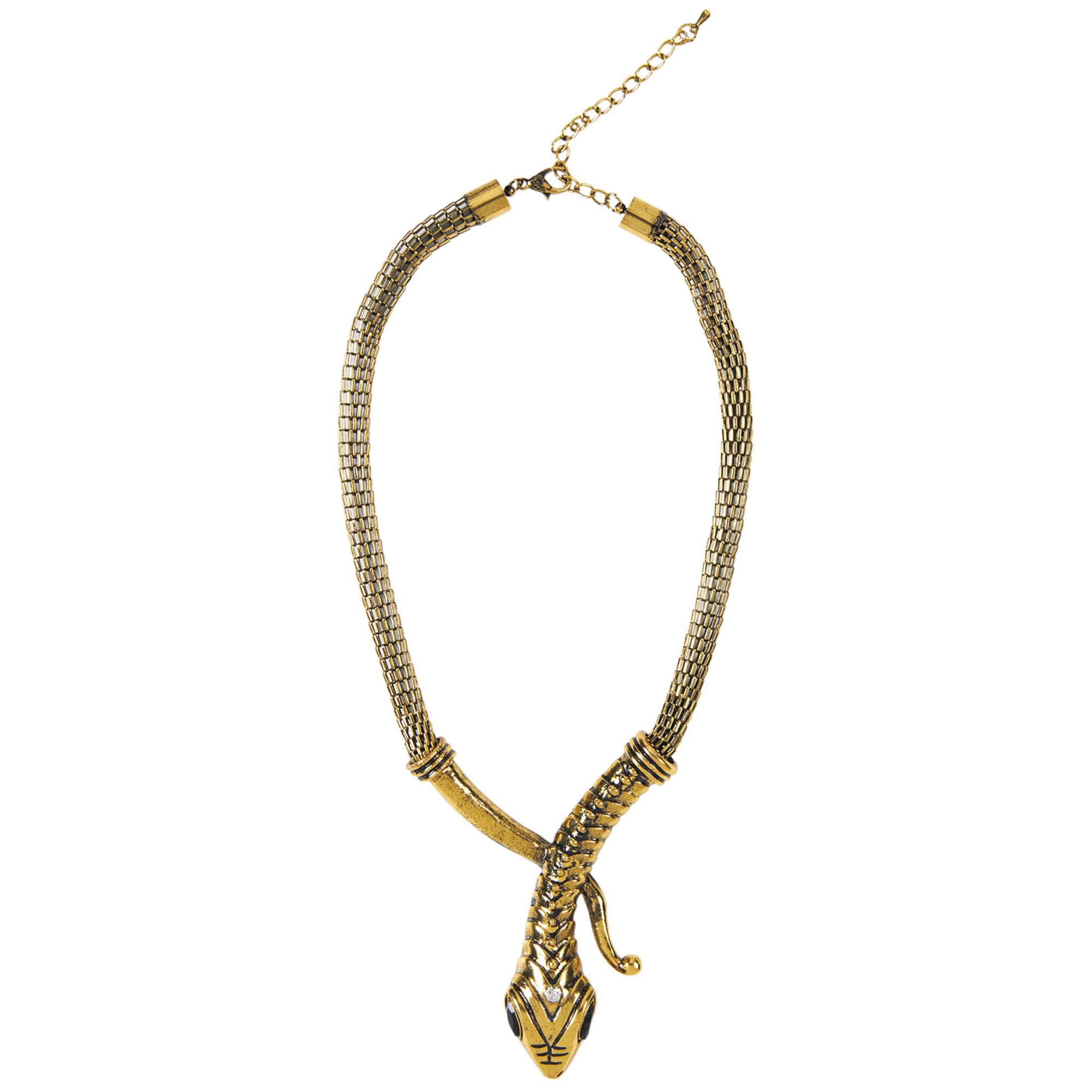 Image secondaire de W WIDMANN MILANO Party Fashion 11890 - Collier serpent, or, bijoux, accessoires de déguisement, soirée à thème, carnaval