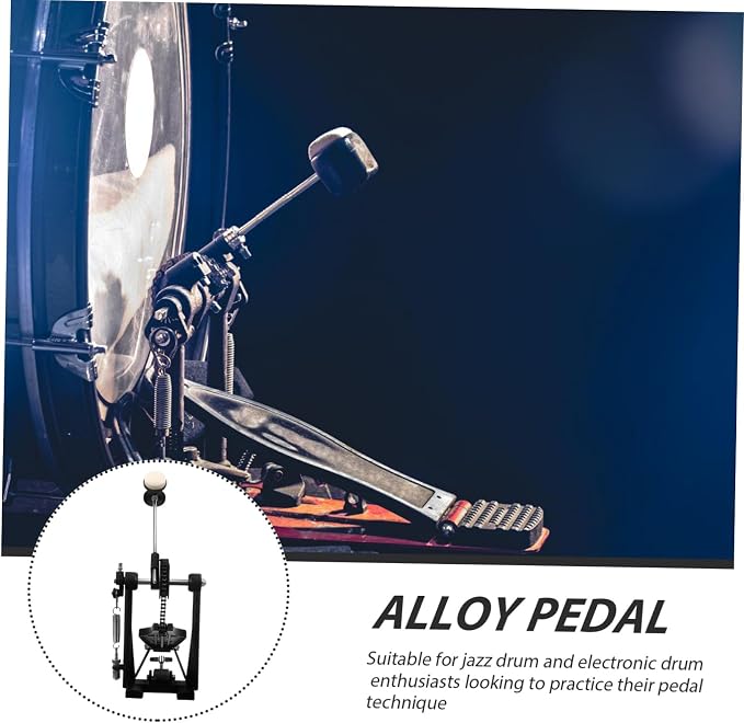 Pedal de bombo Yardwe de aleación de aluminio miniatura 4
