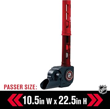 Franklin Sports NHL Automatic Mini Hockey Ball Passer - Knee Hockey Ball Passer Includes (6) Mini Balls - NHL Licensed