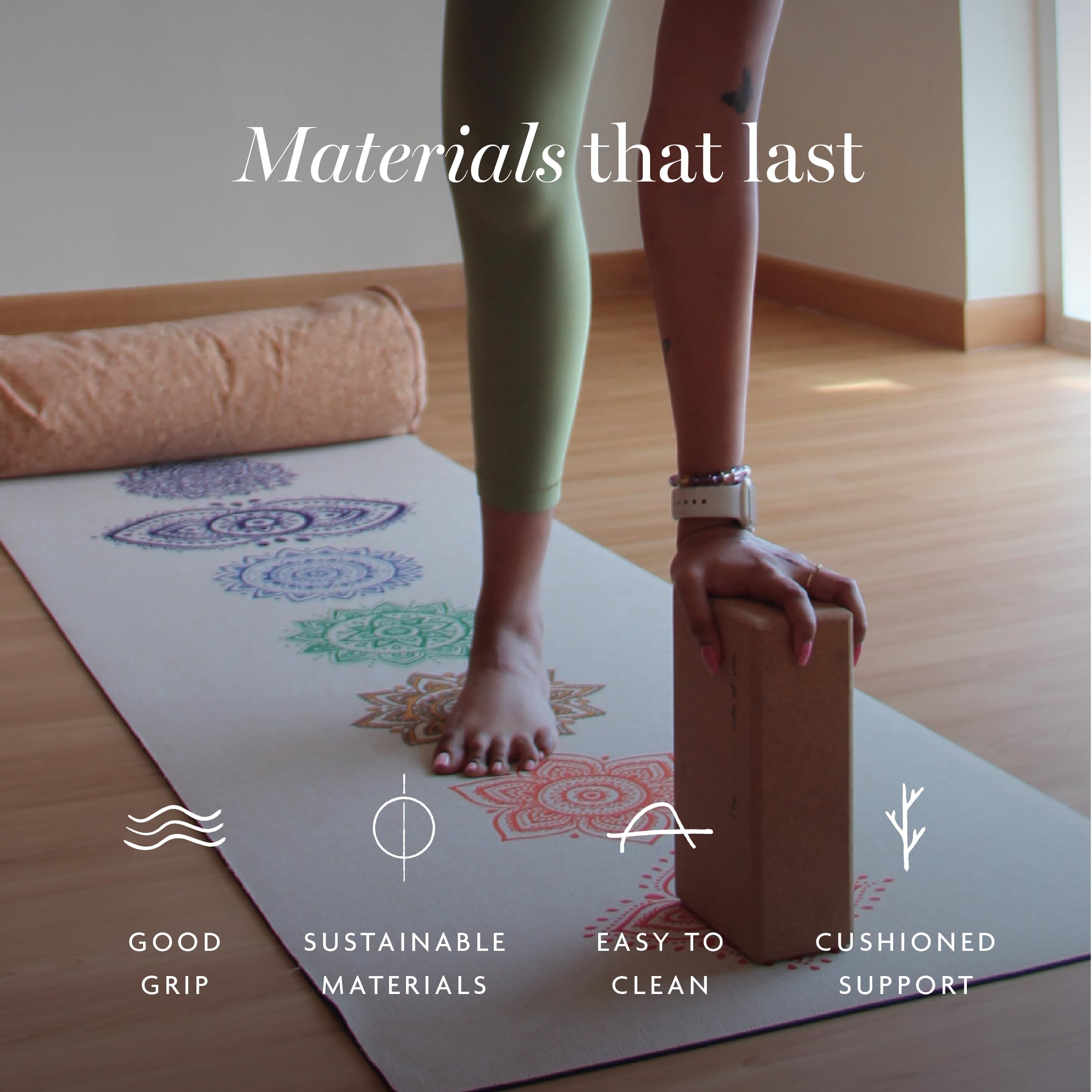 Shakti Warrior Chakra TPE Yoga Mat - Artist Designed, Premium Printed mats, Non Slip, Great for Regular & Hot Yoga, Pilates and Workout (72 inch x 24 inch x 6mm Thick)