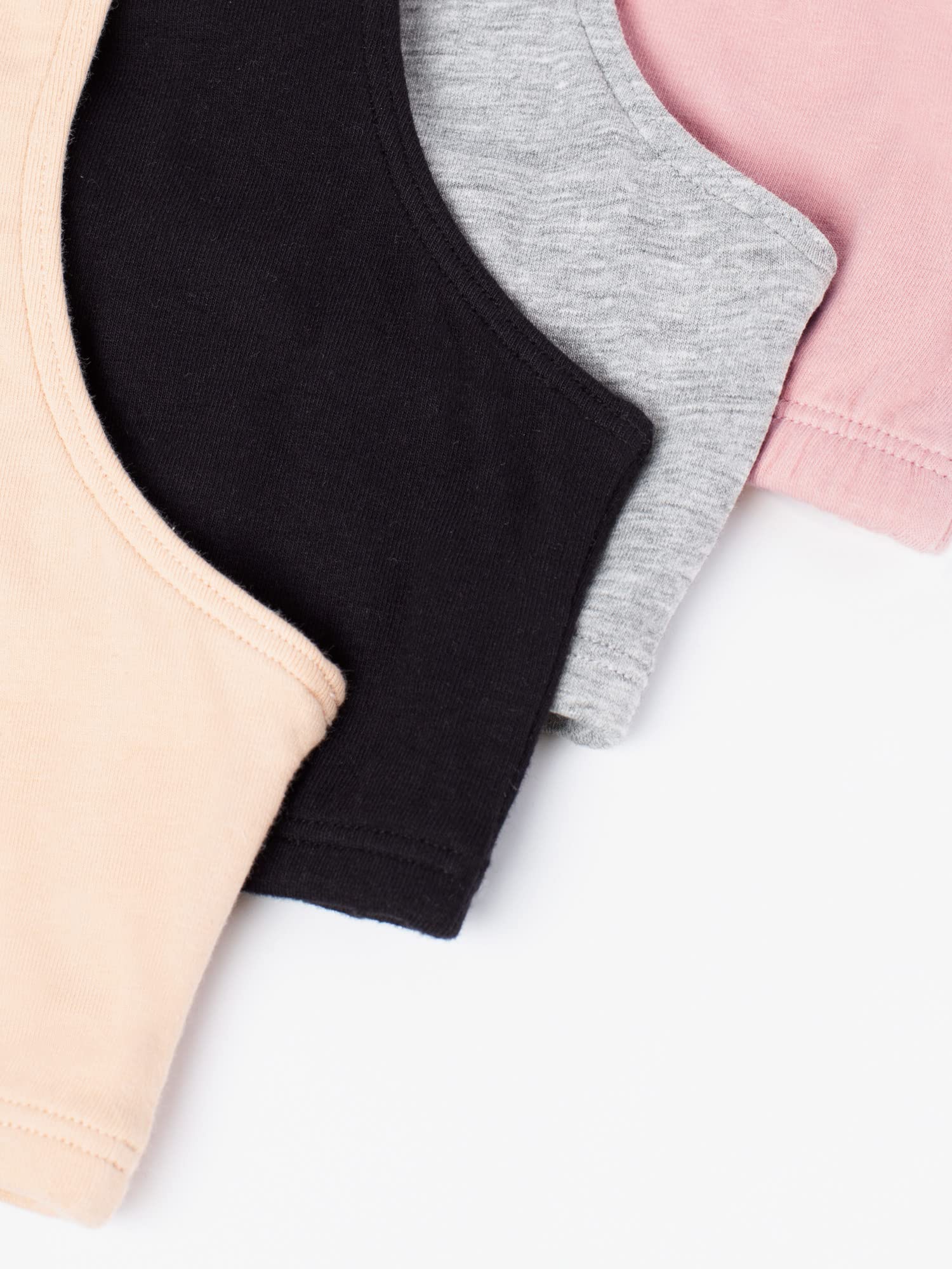 Fruit of the Loom Biustonosz sportowy dla dziewczynek, 4 sztuki, bawełna