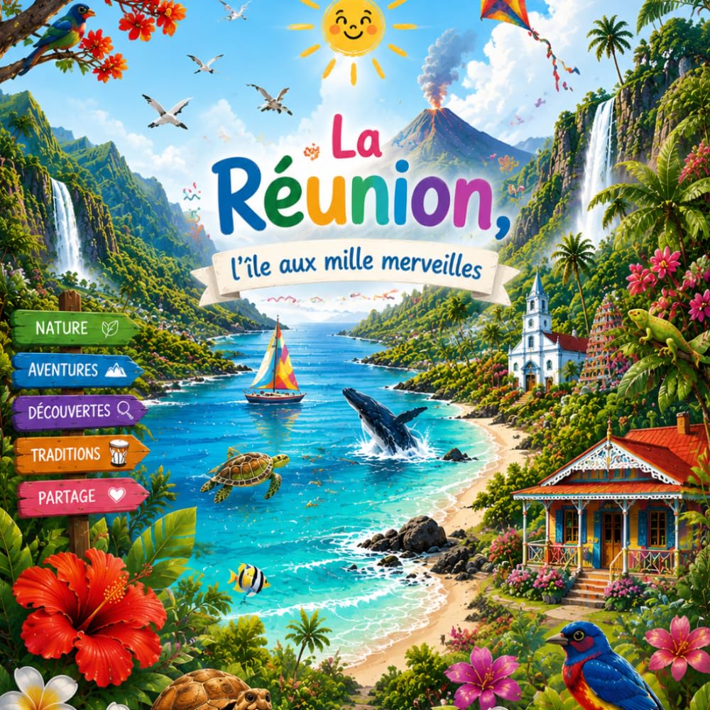 La Réunion, l’île aux mille merveilles, aux paysages incroyables et aux trésors cachés pour petits explorateurs