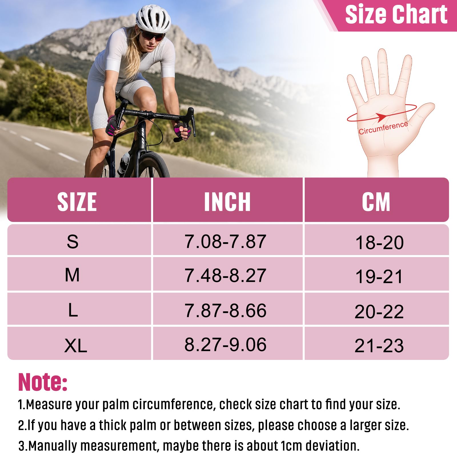 Gants Cyclisme Demi-Doigts Gants Velo Gel Anti-Choc Anti-Dérapage, Respirant Gant Demi Doigt Mitaines Velo Homme, Gants VTT Gel Été de Fitness Sport Escalade pour Homme et Femme