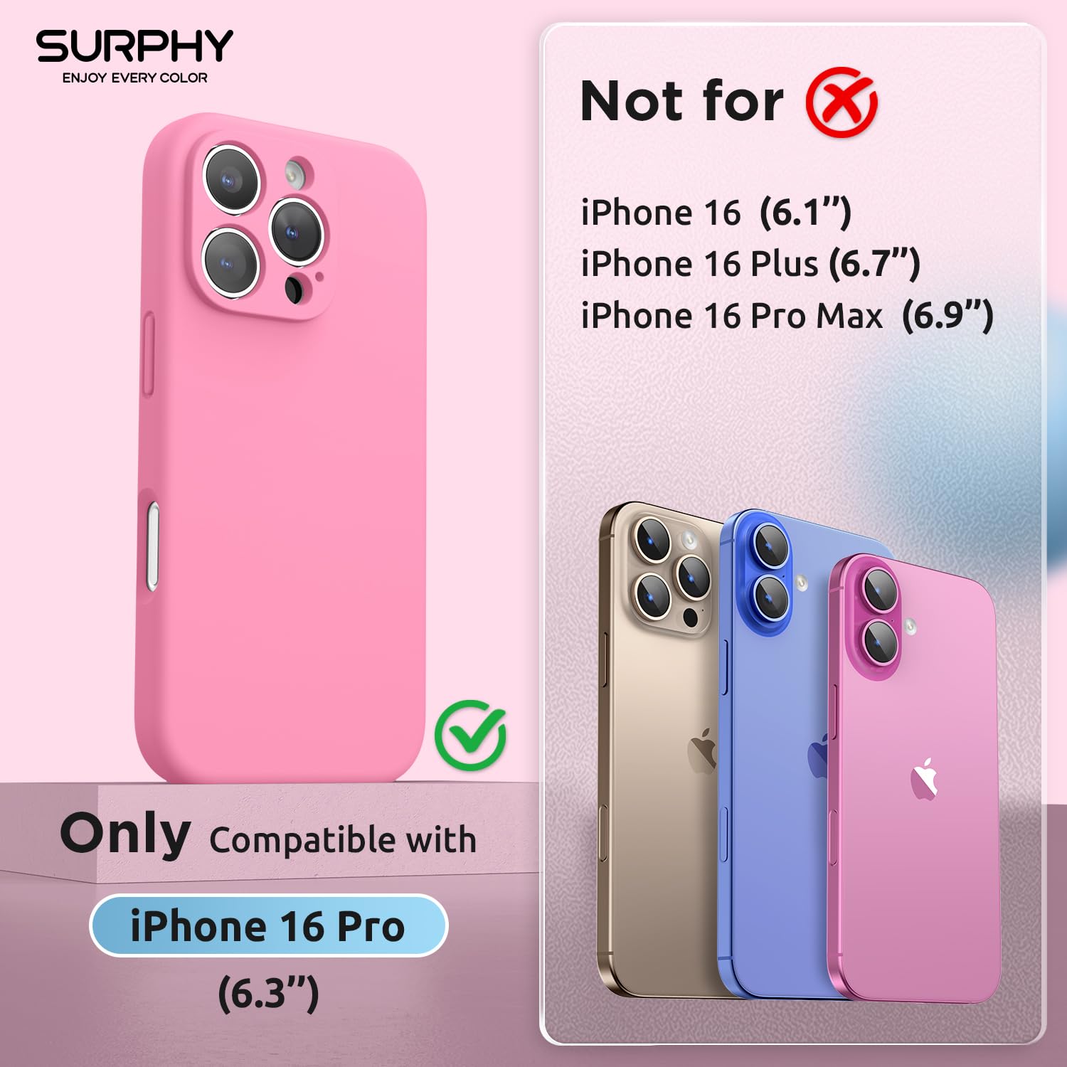 SURPHY Magnetic Design for iPhone 16 Pro Case - Image 2
