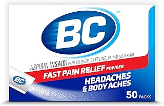 BC Powder Original Strength Pain Reliever, Dissolve Packs, 50 Individual Packets