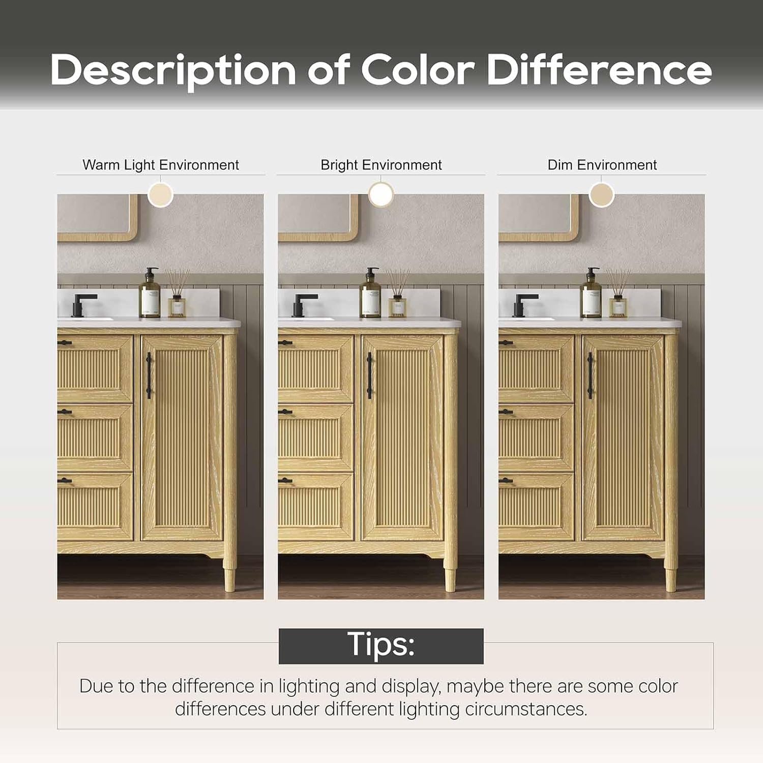 48 Inch Bathroom Vanity with Sink, Solid Wood Frame Single Sink Bathroom Vanity with Quartz Countertop, Bathroom Storage Cabinet with Soft Closing Doors & Dovetail Drawers, Light Oak