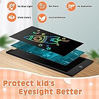 Vista 3 de cimetech Tableta de escritura LCD, juguetes y regalos para niños de 3 a 8 años, niños o niñas, lápiz de dibujo de 12 pulgadas de color para niños