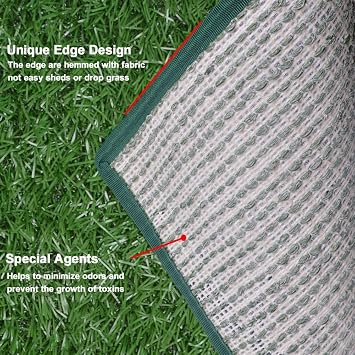 Petlex Artificial Grass Dog Grass Pad Pet Pee Grass Mat, Professional Dog Potty Training Rug Easy to Clean, Fake Turf for Indoor Outdoor Patio Decor (Tray Not Included!)