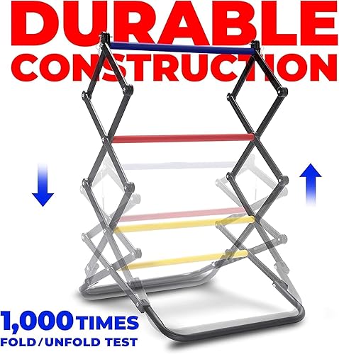 Miniatura 2 de E-jet Juego de 2 juegos de lanzamiento de escalera, configuración instantánea, sistema de plegado, juegos al aire libre para patio trasero, césped,