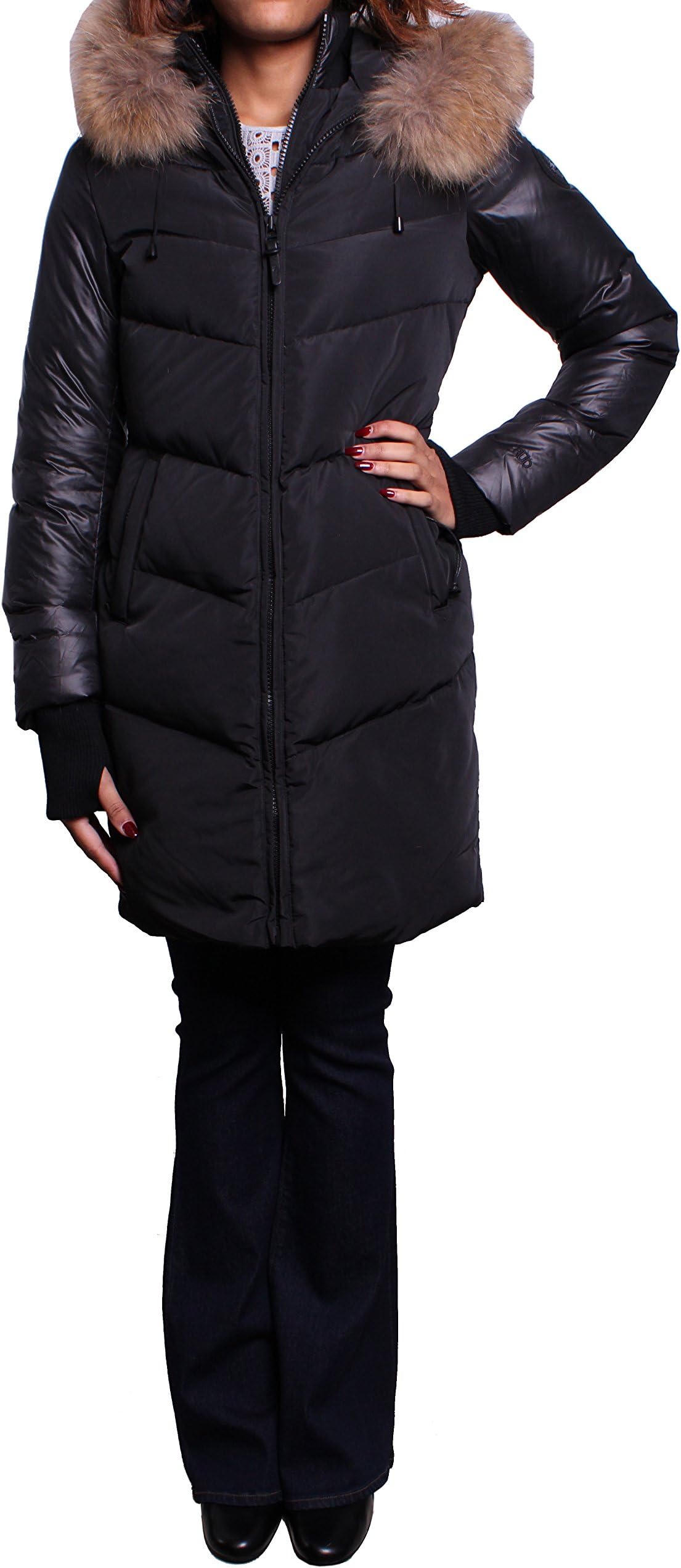 Rud by Rudsak Women's MYA Chevron Down Coat