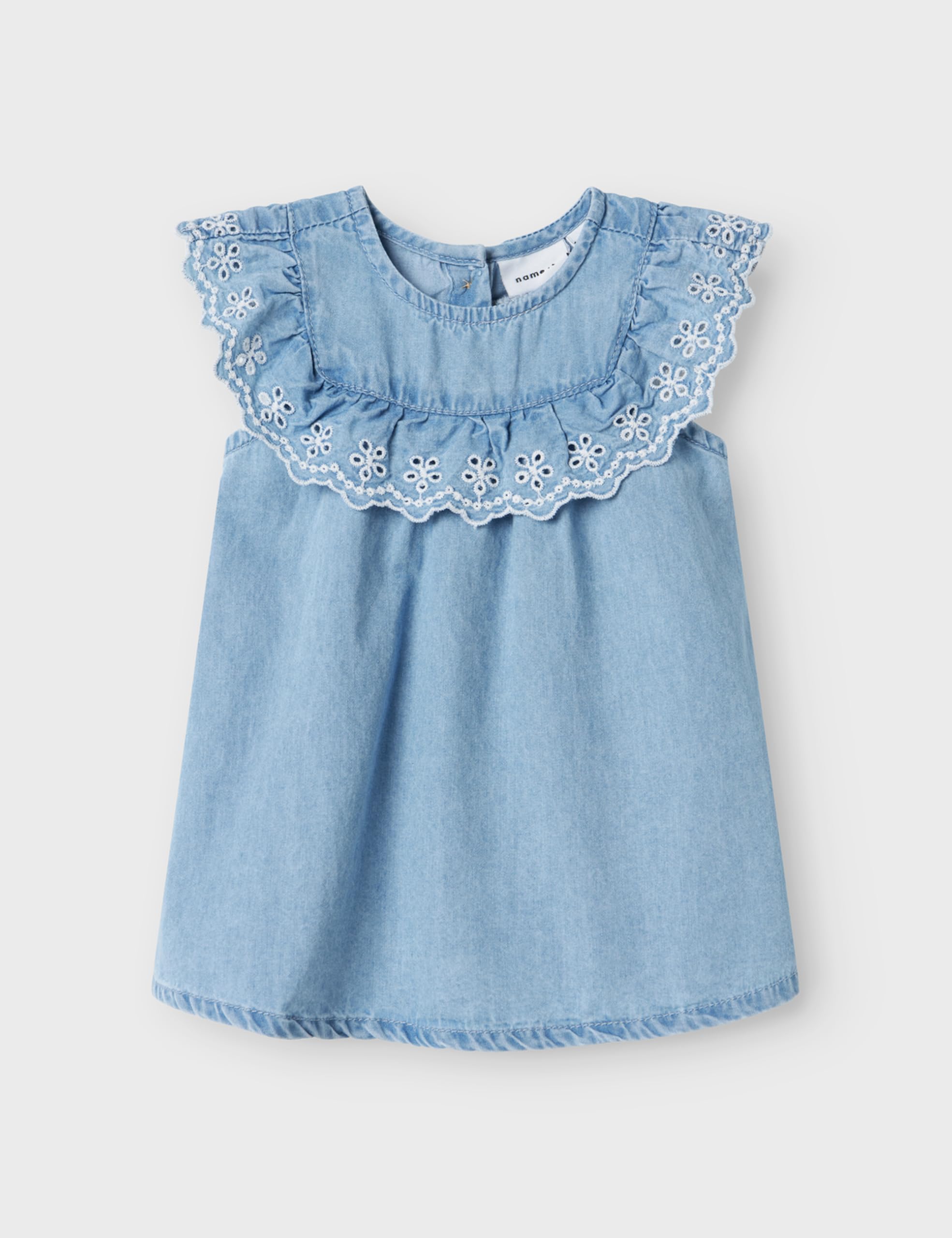 Nbfhera DNM Dress 3771-Yx H, jasnoniebieski (light blue denim), 74