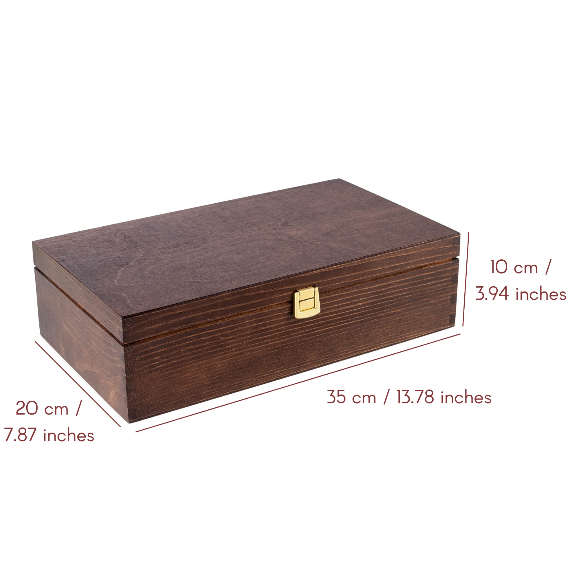 Creative Deco Boîte à Vin En Bois Pour 3 Bouteilles - Coffret Cadeau Mariage Et Anniversaire