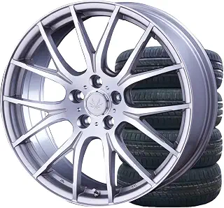 20インチアルミホイールタイヤセット ボルテック HYPER MZ SI/P 20-8.0 5-114.3+38 30/20系アルファード/ヴェルファイア VOLTEC 【シルバー/ポリッシュ】【インセット+38】【245/40-20】