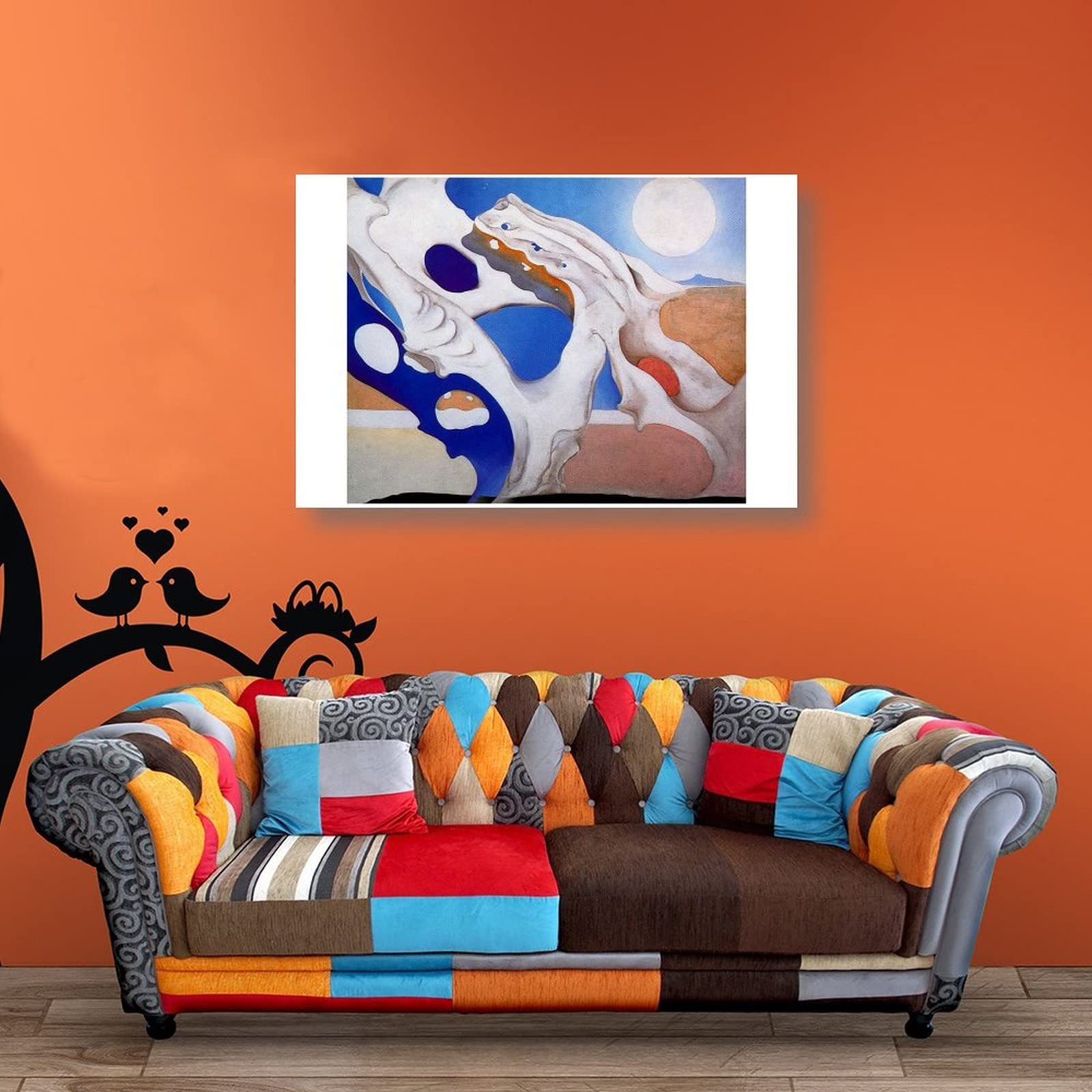 アートデコ1983年 マティー・ルー・オケリージョージアの丘から 壁掛け