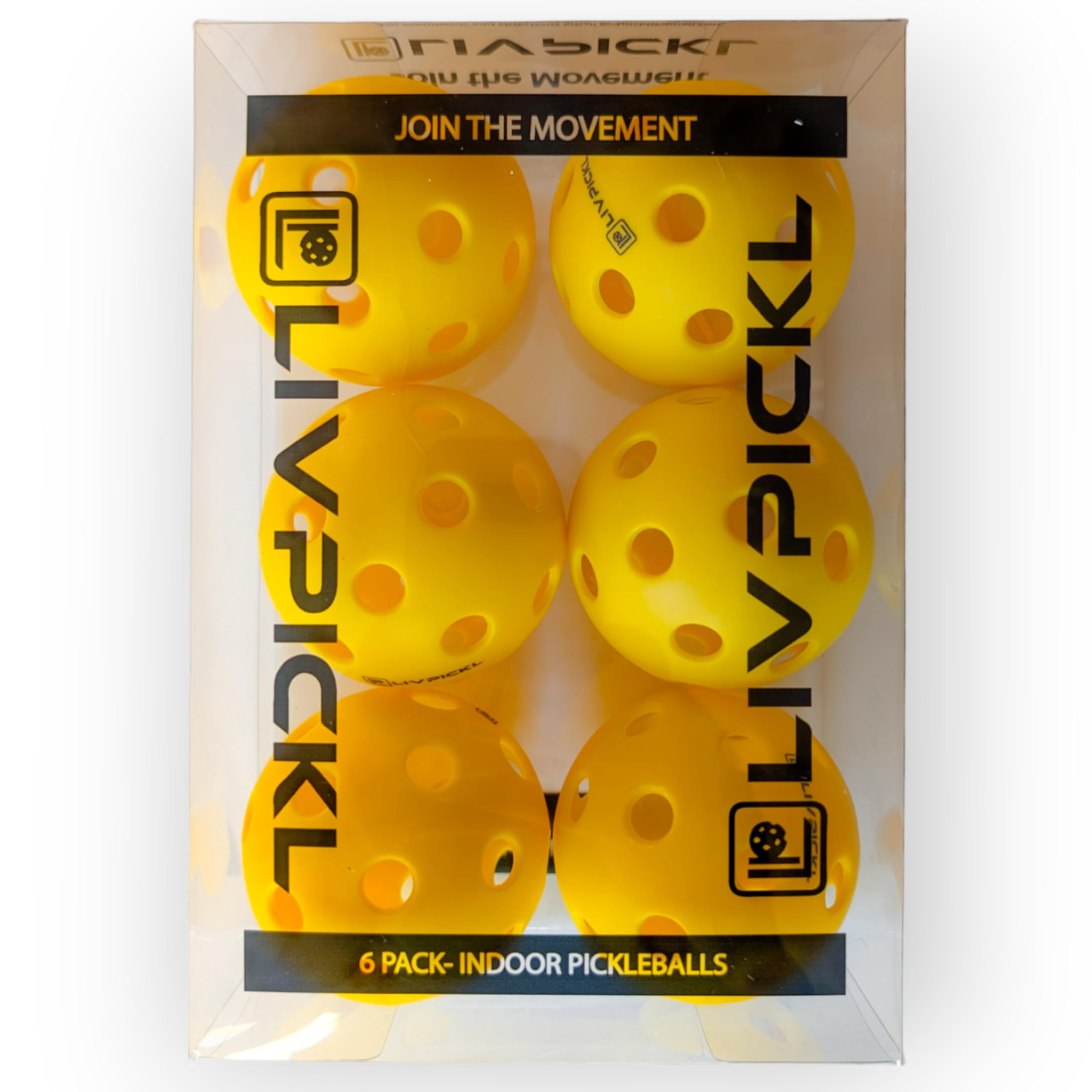 Pickleballs | 26 Holes | Indoor | Soft Court | High Visibility and Good Balance | Official Size & Weight - Durable - Consistent Bounce