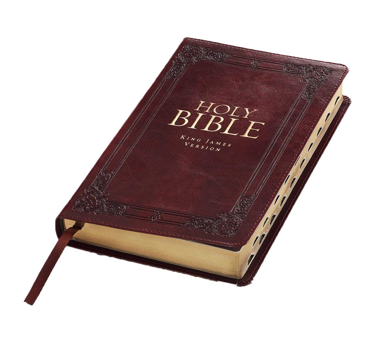 Come On Style Shop The King James Version Burgundy Faux Leather Standard Size Edition
