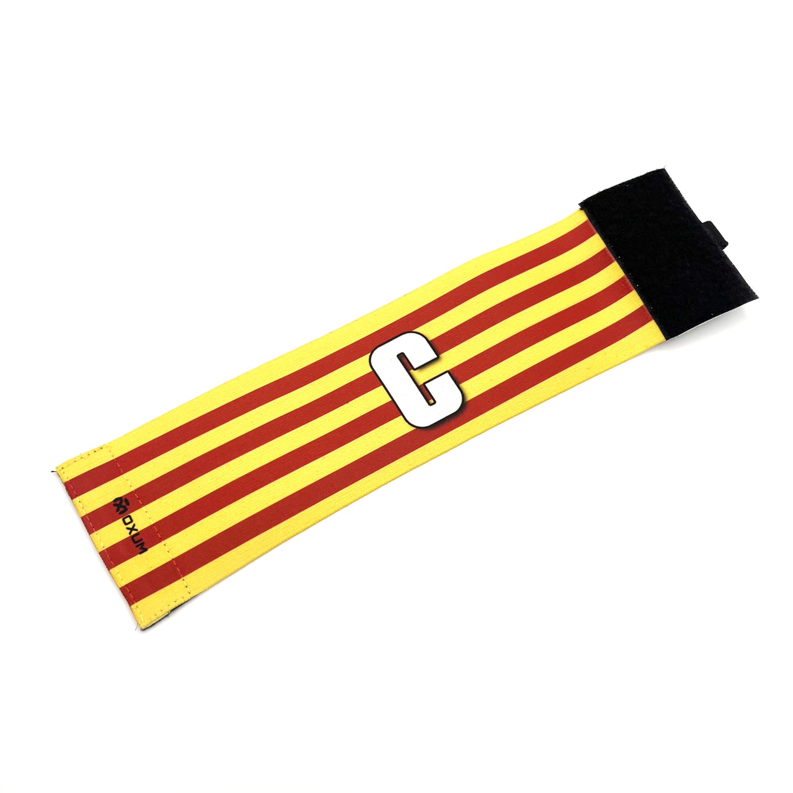 OXUM Sport Captain's Armband for Children and Adults - Football Armband with the Flag of Catalonia - Elastic and Adjustable Armband Size M